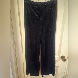 Cynthia Rowley Black Velvet Trousers